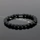 thumbnail image 4 of Pulsera con pesas para hombre Pulsera con cuentas de lava Pulsera de piedra volcánica natural Pulsera con cuentas para la ansiedad Cuentas de yoga Conjunto de joyas elásticas para mujer y hombre, 4 of 6