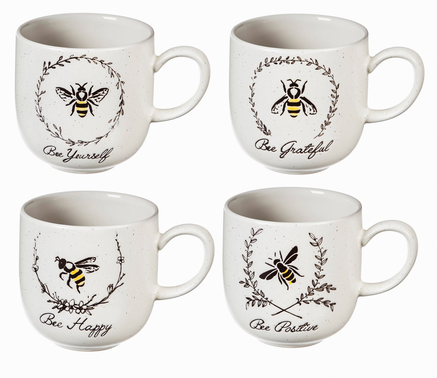 Cocoa 12oz Tea Coffee Mugs gold Ceramic Mug set of 4 Ceramic Cups for Coffee