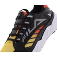 thumbnail image 2 of Fila Surefire Boys Shoes Size 4.5, Color: Black/Orange, 2 of 4