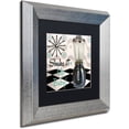 thumbnail image 2 of Trademark Fine Art "Fifties Kitchen IV" Canvas Art by Color Bakery Black Matte, Silver Frame, 2 of 4