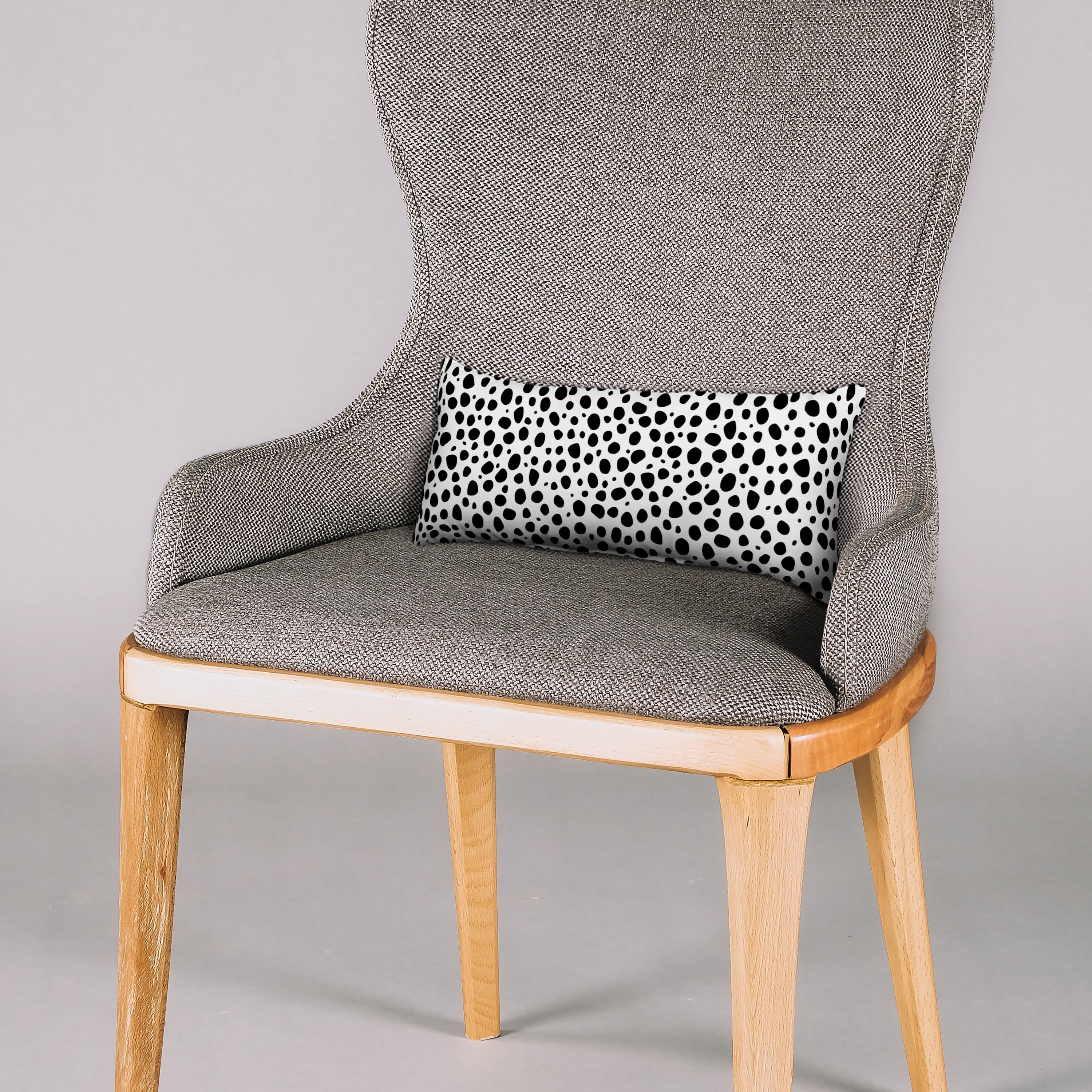 Everything Comfy Cheetah Print Decorative Pillow, 16x6 Inch, White,