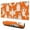 Orange Halloween Ghosts, variant on Long Mouse Pads for Desk,Orange Halloween Ghosts Desk Mats on Top Of Desks, Desk Mouse Pad Extra Large with 3mm Non-Slip Base and Stitched Edge for Gaming,Office,Work,Home 47.3x23.6in