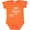Orange, variant on Worth Fighting for Leukemia Awareness Orange Heart Boys or Girls Baby Bodysuit