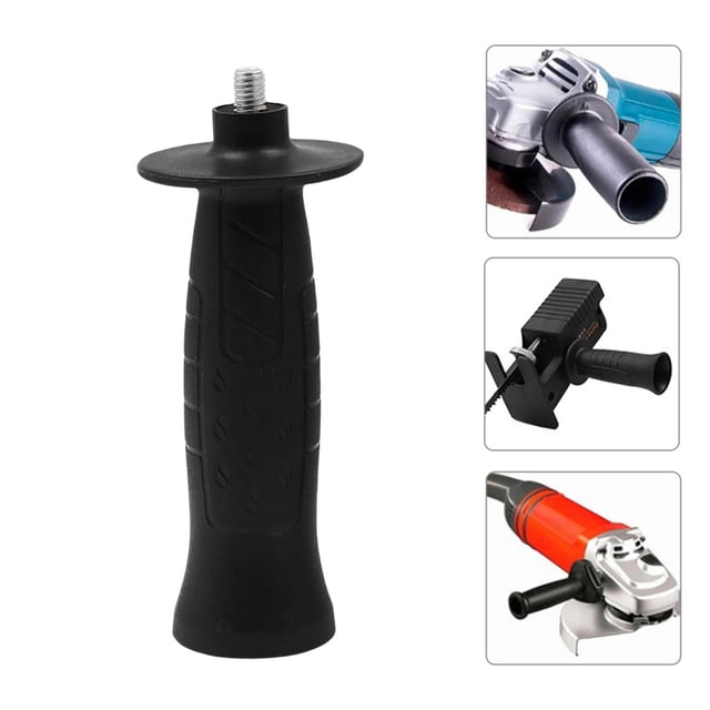Mango de Molienda Cómodo Hilo Antideslizante Accesorios de Mango Auxiliar Herramienta de Máquina de Molienda de Repuesto M8 134mm BLESIY Mango de pulido angular