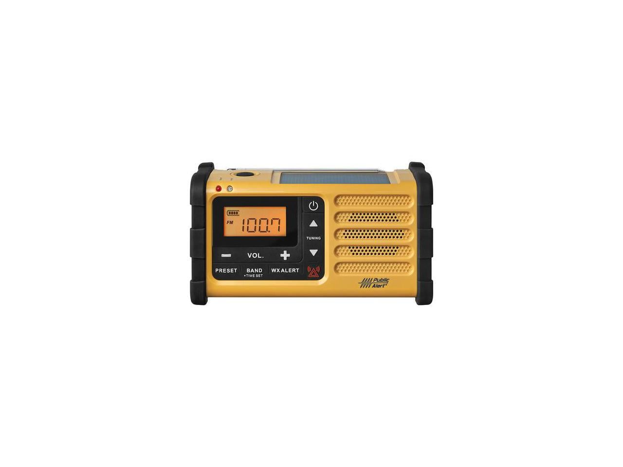 Sangean Portable Emergency Radios, Yellow, MMR-88