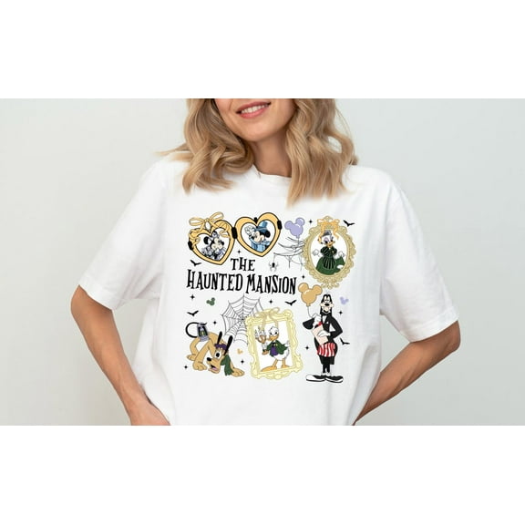 Mickey and Friends Halloween Shirt, Disney The Haunted Mansion Shirt, Disney Spooky Season Shirt