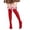F, variant on Women's Halloween Socks Thigh High Stockings with Bow, Semi-Sheer Polyester Over Knee Socks for Costume Parties 1 Pair A
