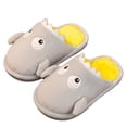 thumbnail image 3 of yocbz Kids Slippers Boys Kids House Slippers Toddler Home Shoes Cozy Lightweight Non-Slip Slippers for Infant Little Boys Girls Grey,Size for US 15, 3 of 5