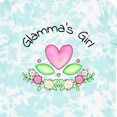 thumbnail image 4 of Inktastic Glamma's Girl- Heart Flowers Girls Toddler T-Shirt, 4 of 5