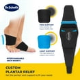 Dr. Scholl’s Compression Arch Sleeve, Removable Light and Firm Inserts