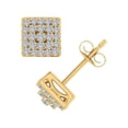 thumbnail image 2 of 1/3 Carat Diamond Stud Earrings in 14K Yellow Gold (SI1-SI2 Clarity), 2 of 4