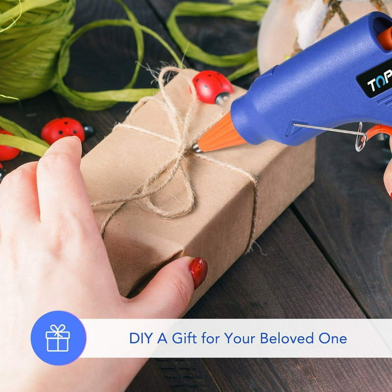 Topelek Mini Hot Glue Gun With 30 Pcs Glue Sticks, 20W, 54 OFF