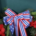 thumbnail image 5 of Inevnen 4th of July Patriotic Wreaths for Front Door, Handcrafted American Flag Wreath for Memorial, 5 of 8