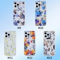 thumbnail image 6 of for iPhone 16 Case Compatible with MagSafe, Clear Floral Case with Flower Branch Pattern for Girls Women Slim Fit Cute Hard Back Shockproof Phone Case for iPhone 16, Blue Flower, 6 of 6