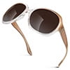 Champagne Frame|Brown Lens