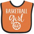 thumbnail image 3 of Inktastic Basketball Girl Sports Girls Baby Bib, 3 of 4