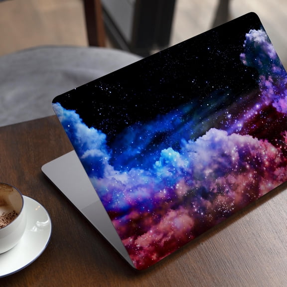 DesignSkinz Purple Blue and Pink Cloud Galaxy Full-Body Skin Decal Wrap Cover for MacBook 12" Retina (A1534)