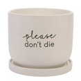 thumbnail image 1 of Country Living Please Don't Die Ceramic Plant Pot, 1 of 2