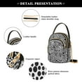 thumbnail image 4 of ALAZA Chain Crossbody Bags for Women Black Dots on White Shoulder Handbag Phone Purse, 4 of 5