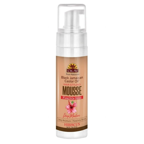 Okay Mousse Flexible Hold Hibiscus Deep Moisture, 7.5 oz..