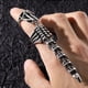 thumbnail image 4 of Anillo abierto ajustable con dedo completo para nudillos de escorpión Vintage, accesorios para disfraz de Halloween, joyería, 4 of 8