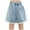 Z1-Blue-kids shorts, variant on MKOSPLRT Lace Jeans Shorts for Girl 2-12 Years Elastic Waist Baggy Wide Leg Denim Shorts Solid Color Wash Jeans with Pearls Pockets