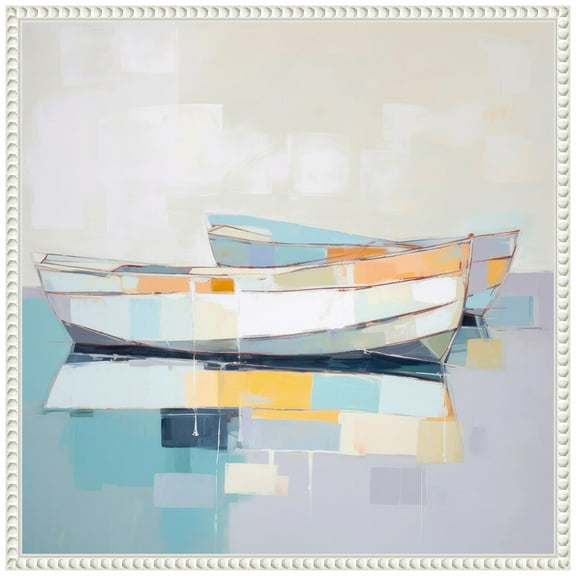 Amanti Art Maritime Tranquility I Framed Canvas Wall Art Print