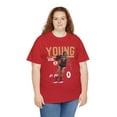 thumbnail image 5 of Las Vegas Jackie Young #0 Cartoon Women Basketball Unisex Cotton Tee, 5 of 7