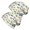 Dinosaur and Dot White Pattern, variant on Dinosaur and Floral Black Pattern 2 Pack Slouchy Beanie Hat, Warm Winter Skull Cap with Stretchy Fabric & Soft Texture, Stretchy Polyester Gifts for Unisex Men Women