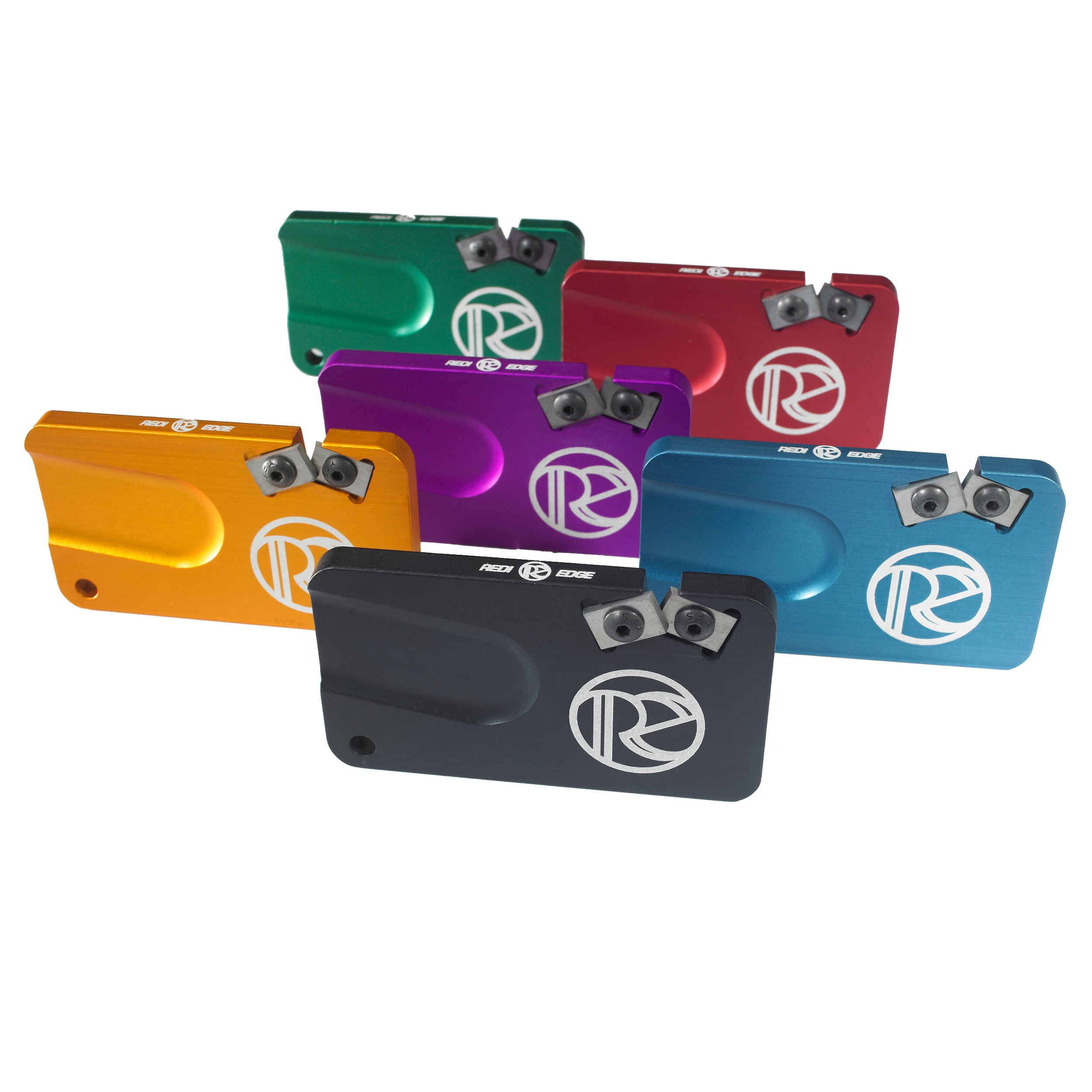REDI-EDGE/KLAWHORN IND REPS201RD Pocket Knife Sharpener Duromite Carbide Red with Nylon Sheath