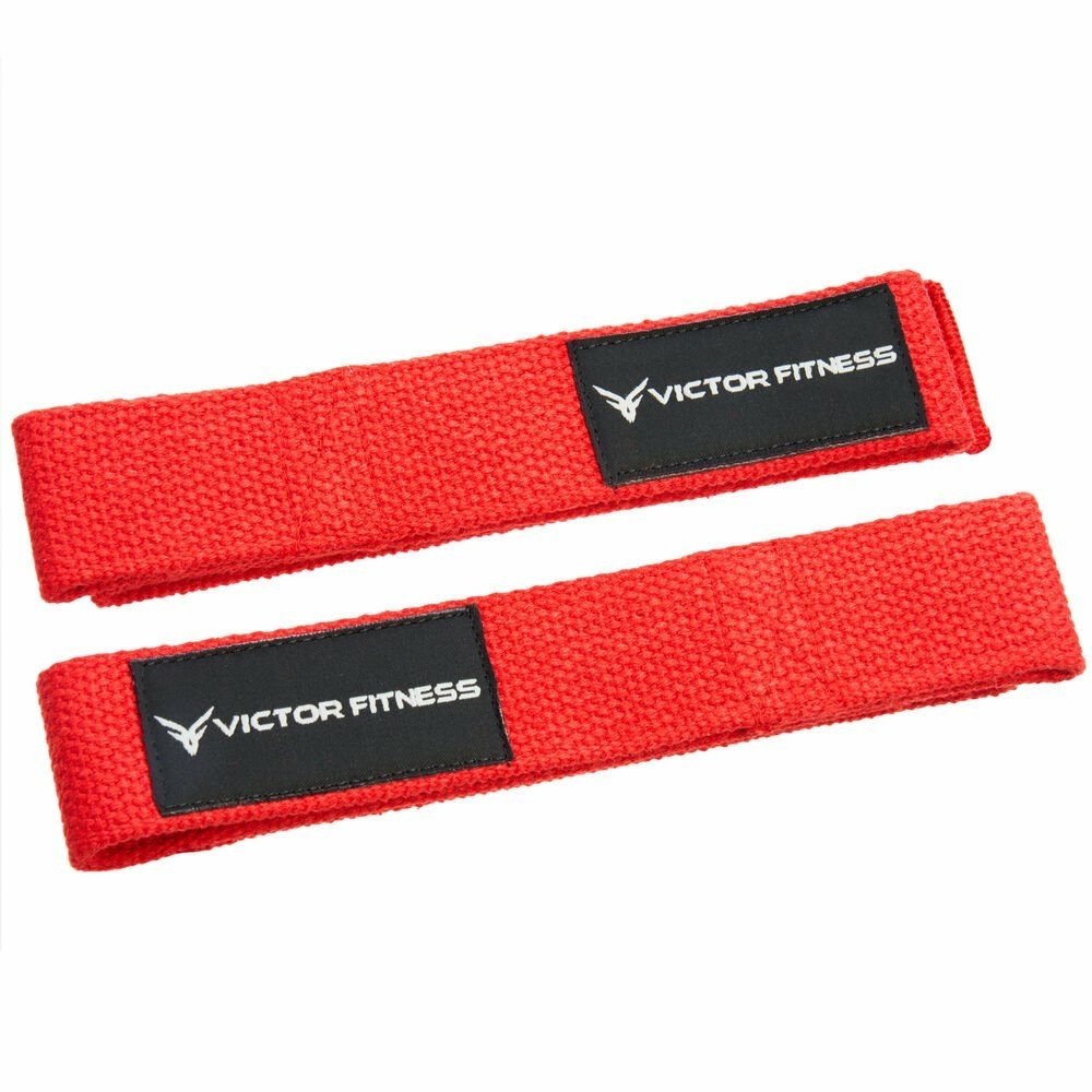 Victor Fitness 100% Top-Grain Leather Heavy-Duty Weightlifting Belt + 24" Unpadded Weightlifting Wrist Straps