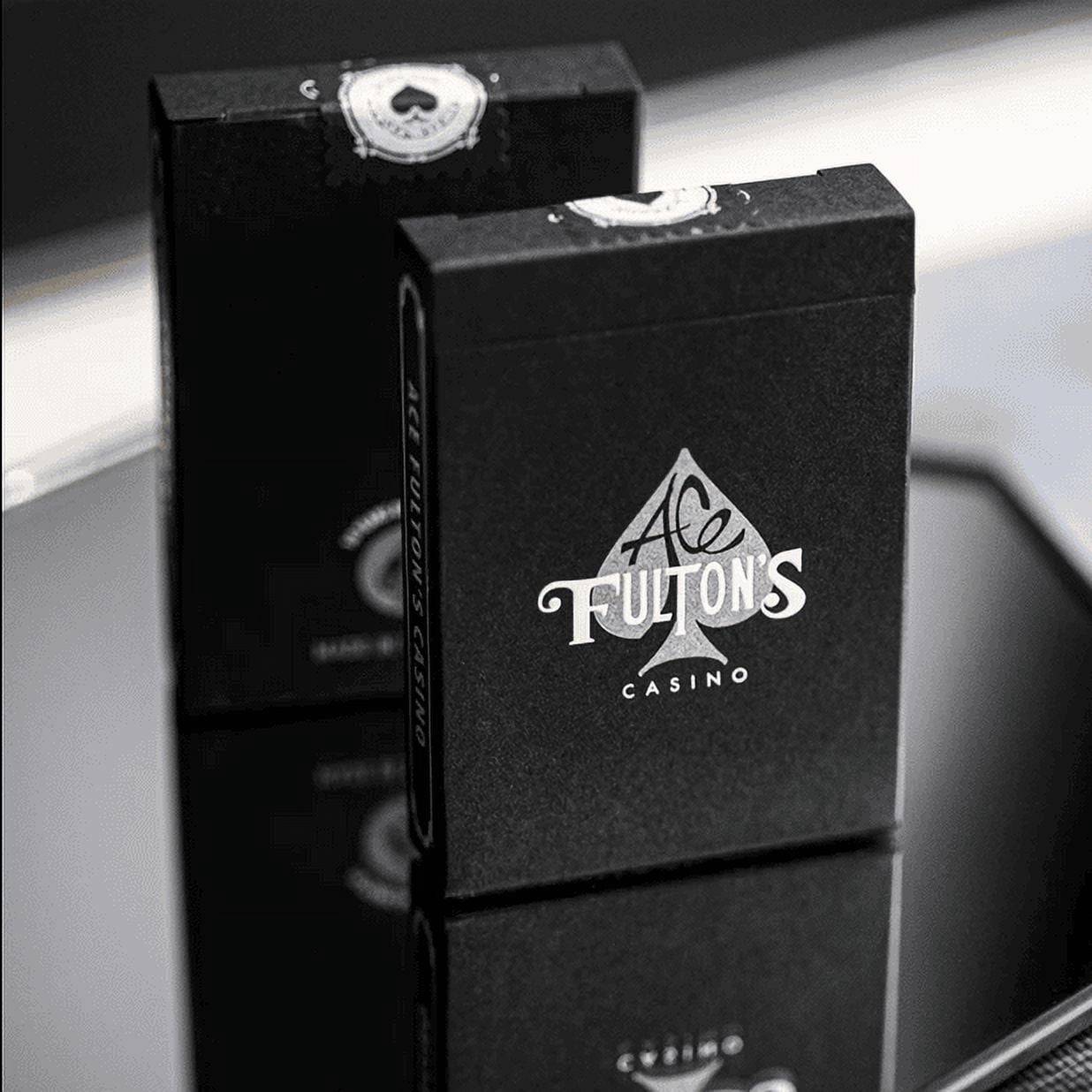 Gilded Midnight Fuel Ace Fulton 10 Year Anniversary Playing Cards by Fulton
