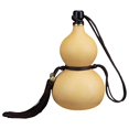 thumbnail image 2 of Christmas Clearance Hilingoto Yellow Portable Bottle Gourd Shaped Kettle With Lid, Large Capacity Flask Gourd Bottle Outdoor Camping Boating Housewarming Birthday, 2 of 4