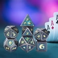thumbnail image 4 of TISHITA Polyhedral Dice Props Table Games Board Games Big Numbers Role Playing Dice for Dark Green, 4 of 8