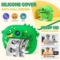 thumbnail image 4 of PayUSD Kids Camera Selfie Video Instant Print Birthday Gifts for Christmas Girls Boys Age 3-12 1080P Digital Photos Portable Toddler Toys for 4 5 6 7 8 9 10 Year Old with 32GB SD Card Dinosaur Green, 4 of 7