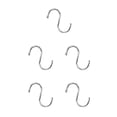 thumbnail image 2 of Injueey 5 Pisces Iron S Shaped Hook Holder Pan Storage Heavy Mops Portable Duty Hanger Organizing Wardrobe Clothes Cloth Closet Type2 NO2, 2 of 6