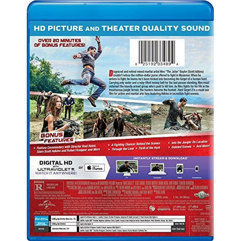 Hard Target 2 (DVD + Digital) [Blu-ray] - Walmart.com
