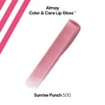 thumbnail image 4 of Almay Color & Care Hydrating Lip Gloss, Hypoallergenic, 500 Sunrise Punch, 0.1 fl oz, 4 of 11