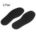 thumbnail image 3 of Uxcell 2Pair Shoe Rubber Full Sole Repair 4mm Thickness Replacement Bottom Non Slip for Leather Shoes, Black, 3 of 5