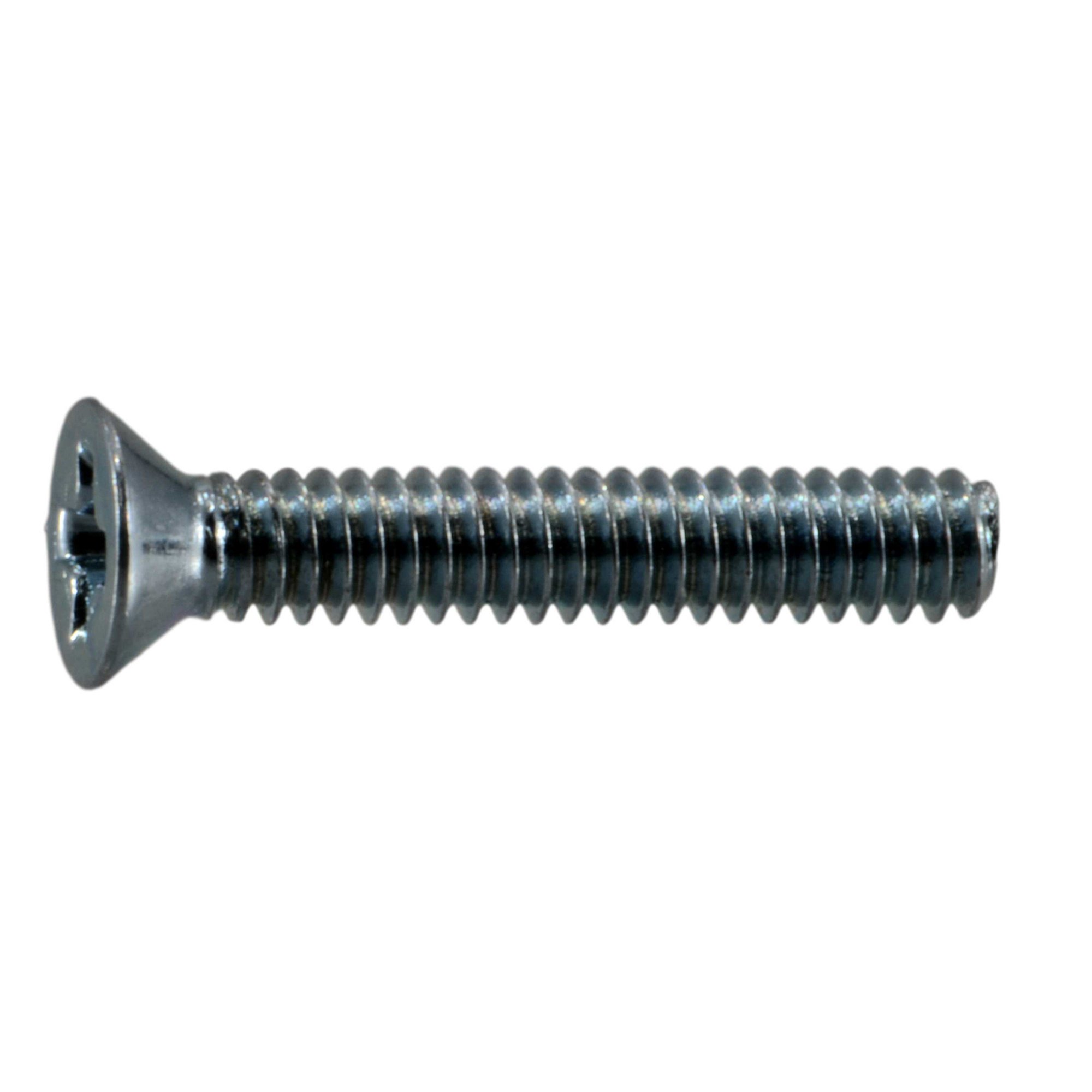 #2-56 x 1/2 Zinc Phillips Flat Head Machine Screws (30 pcs.)