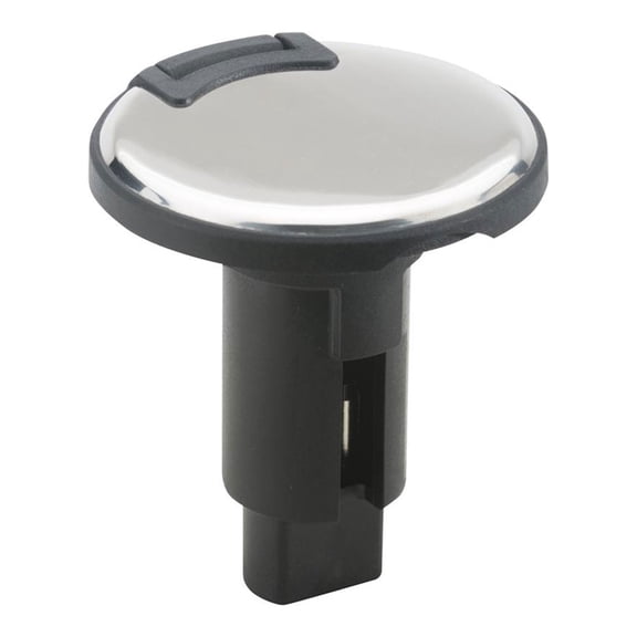 Attwood LightArmor Plug-In Base - 2 Pin - Stainless Steel - Round | Bundle of 2 Each
