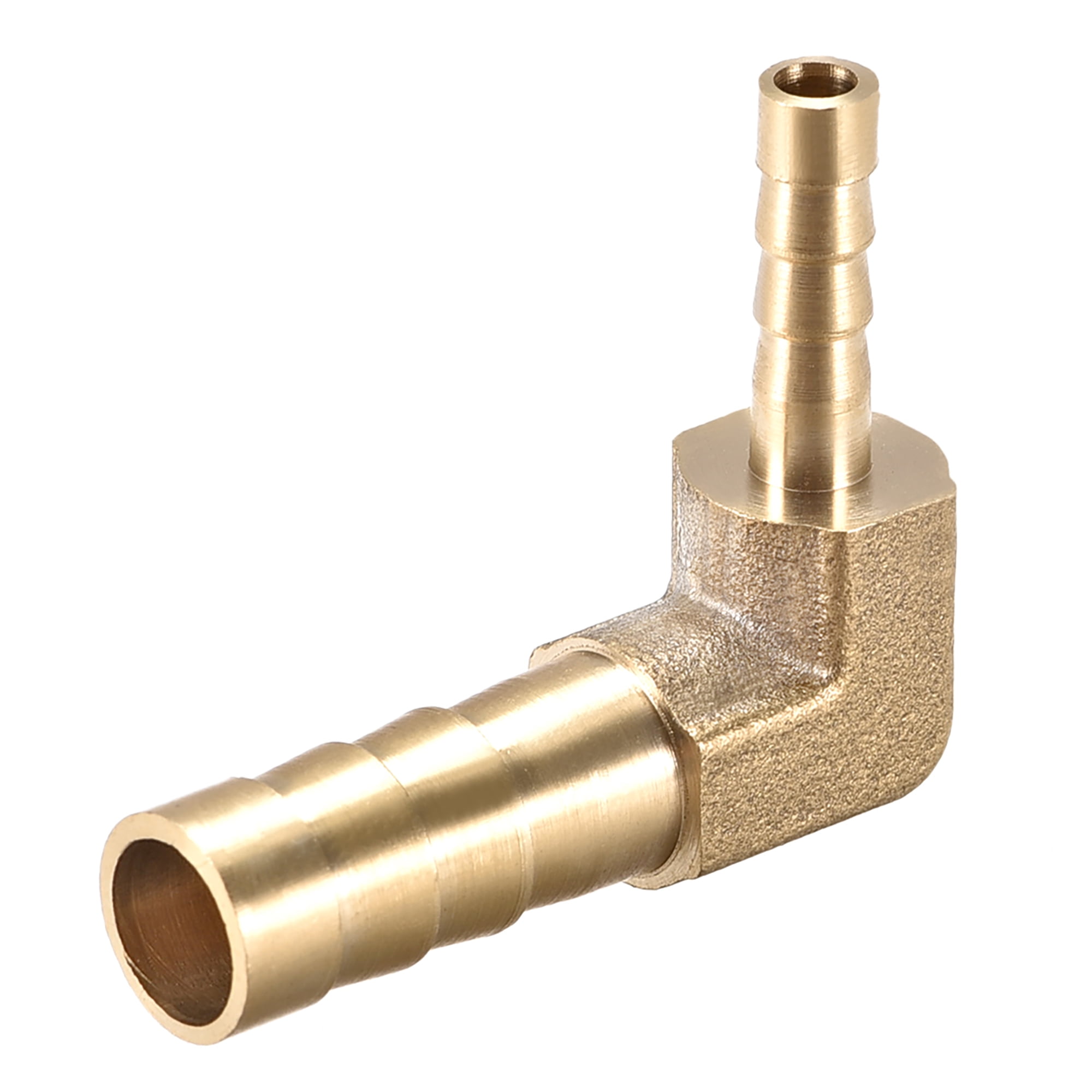 8mm to 4mm Barb Brass Hose Fitting 90 Degree Elbow Pipe Connector