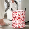 Laundry Basket Gnome Merry Christmas Waterproof Laundry Hamper with