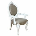 thumbnail image 2 of 2 Taupe And Bone White Arm Chair Collection - Stylish & Seating Options 2 Chairs In, 2 of 6