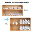 thumbnail image 4 of Organizador de zapatos Neprock ajustable de doble nivel, 20 unidades, 4 of 7