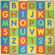 Tadpoles ABC Soft EVA Foam Play Mat Set, 36 Pieces