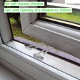thumbnail image 1 of Paquete de 4 cerraduras de restricción de ventana, gancho de restricción de ventana, restricción de bloqueo de acero con tornillos para ventanas Upvc ZefeiWu 8390611277758, 1 of 1