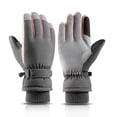 thumbnail image 1 of Guantes de invierno guantes térmicos a prueba de agua guantes de pantalla táctil impermeal viento guantes antideslizguantes calientes para conducir esquí corriendo ciclismo Yuarrent OD016688-01, 1 of 6