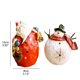 thumbnail image 5 of Lindo Adorno De Resina De Navidad Americano Europeo Retro Santa Claus Muñeco De Nieve Figuritas Estatua Muñecas Artesanías Decoración Del Hogar Moyic HA038915-00, 5 of 6