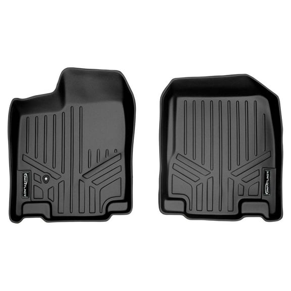 SMARTLINER Custom Fit Floor Mats 1st Row Liner Set Tan Compatible With 2007-2010 Ford Edge / Lincoln MKX